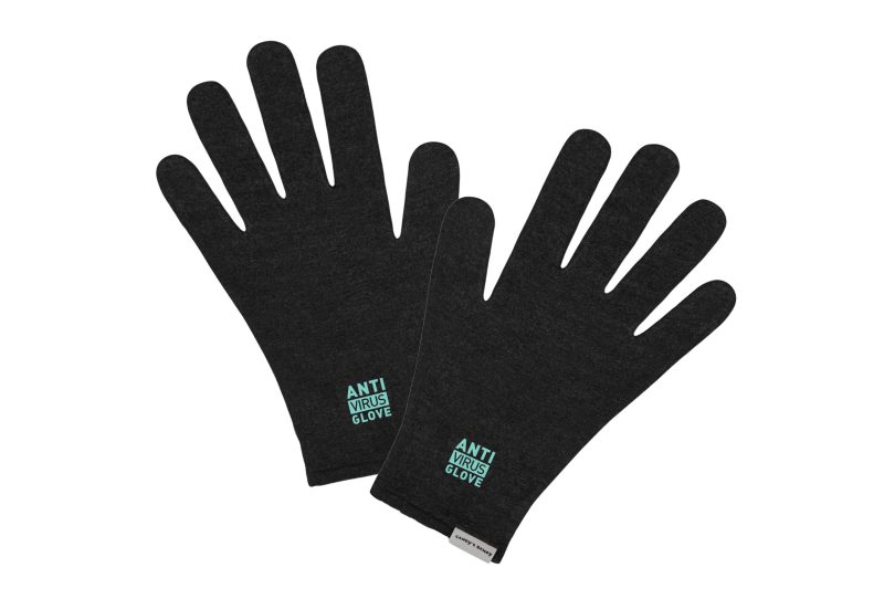 ถุงมือ ถุงมือผ้า ZINC OXIDE NANO ยับยั้งเชื้อโรคZinc Oxide Anti Virus Gloves - Gray - Candycando  - Zinc Oxide Nano